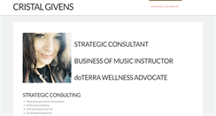 Desktop Screenshot of cristalgivens.com